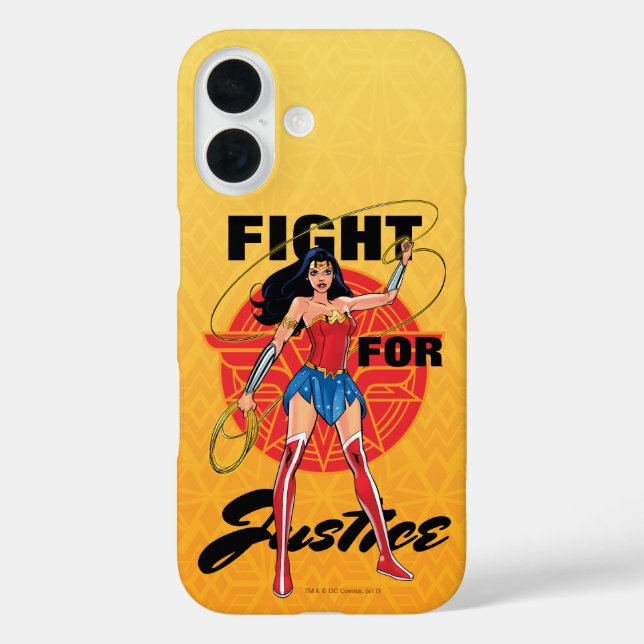 Coques Case-Mate iPhone Wonder Woman With Lasso - Lutte Pour La Justice (Verso)