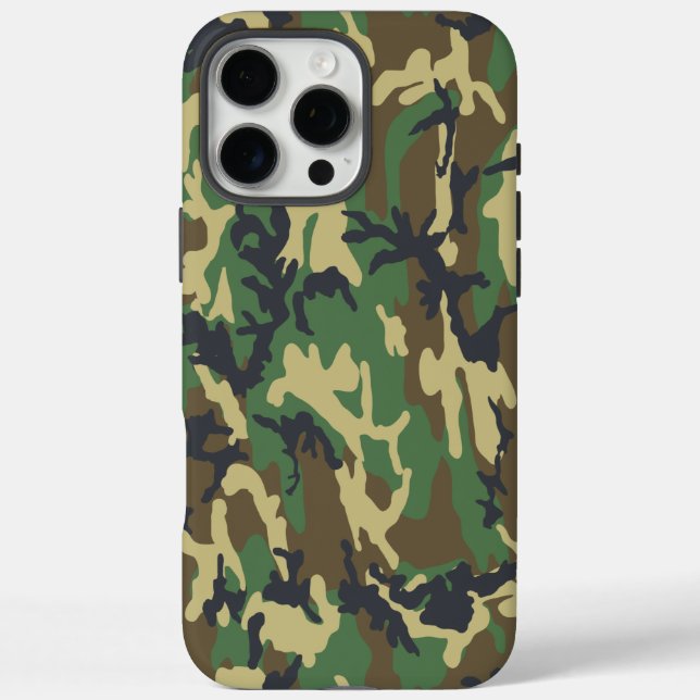 Coques Case-Mate iPhone Woodlands Camouflage Outdoorsman Cadeau  (Verso)