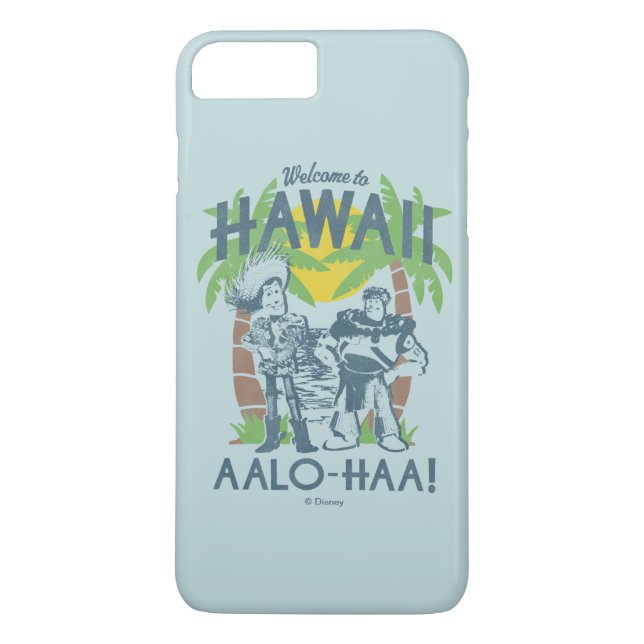Coques Case-Mate iPhone Woody et Buzz - Bienvenue à Hawaii (Dos)