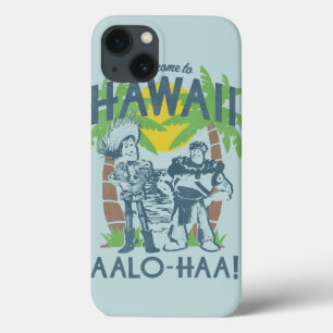 iPhone 13 Coque Woody et Buzz - Bienvenue à Hawaii