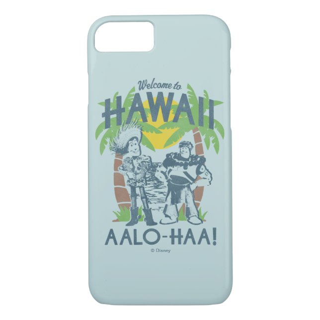Coques Case-Mate iPhone Woody et Buzz - Bienvenue à Hawaii (Dos)