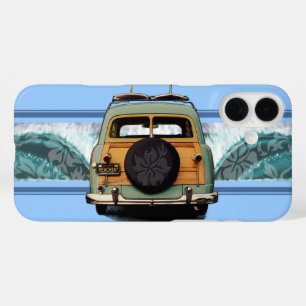 Coques iPhone 16 Plus Woody Wave Hawaiian Surf Illustration Coque-Mate i