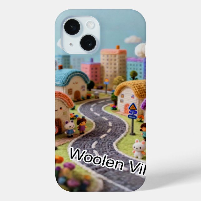 Coques Case-Mate iPhone Woolen Village  (Verso)