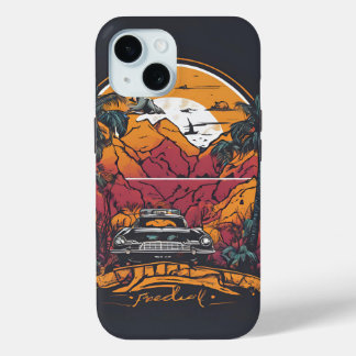 Coque Pour iPhone 15 World Traveller Adventure Thème
