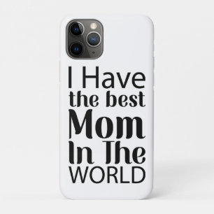 Case-Mate iPhone Case Worlds Best Mom Élégant noir et blanc Script