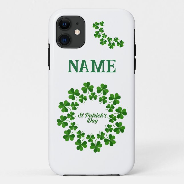 Coques Case-Mate iPhone Wreath de la Saint Patrick Thunder_Cove (Dos)