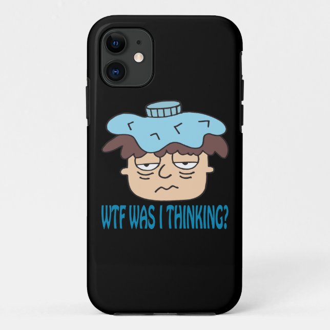 Coques Case-Mate iPhone WTF était pensée d'I (Dos)