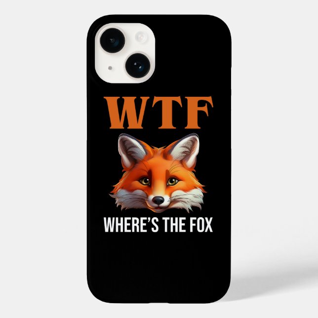 Coques Case-Mate iPhone WTF - Où est le Fox (Verso)