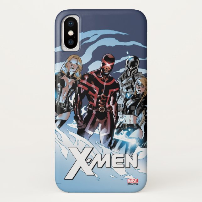Coques Case-Mate iPhone X-Men | Emma Frost, Cyclops, Magneto & Magik (Dos)