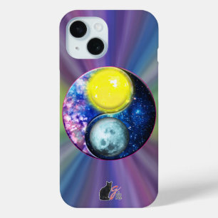 Coque Pour iPhone 15 Yang-Yin / Soleil-Lune