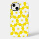 Yellow and White Daisies and Polka Dots