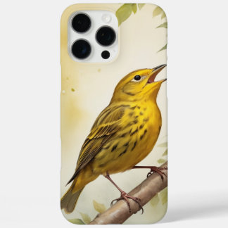 Coques iPhone 16 Pro Max yellow bird