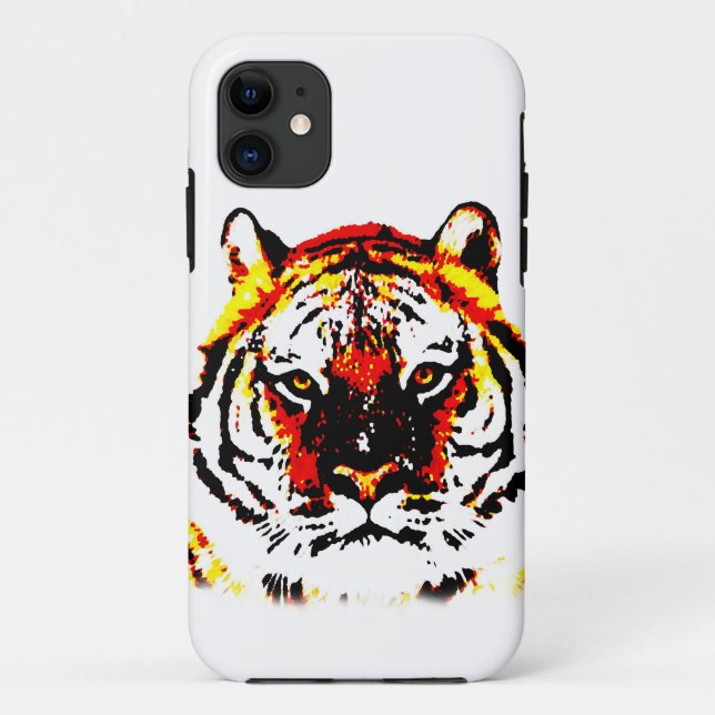 Coques Case-Mate iPhone Yeux de tigres sauvages (Dos)