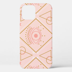 Case-Mate iPhone Case Yeux en or rose : conception géométrique sans cout