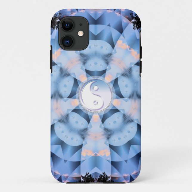Coques Case-Mate iPhone Yin Yang Winter Star Art personnalisable (Dos)