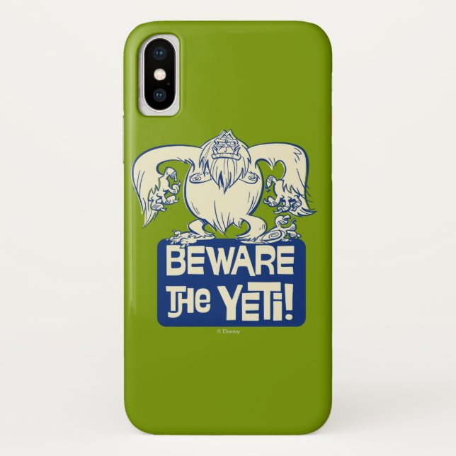 Coques Case-Mate iPhone Yodelberg Mickey | Attention aux Yeti (Dos)