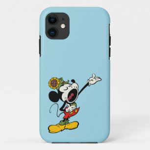 Coque iPhone 11 Yodelberg Mickey Chantant avec le bras levé