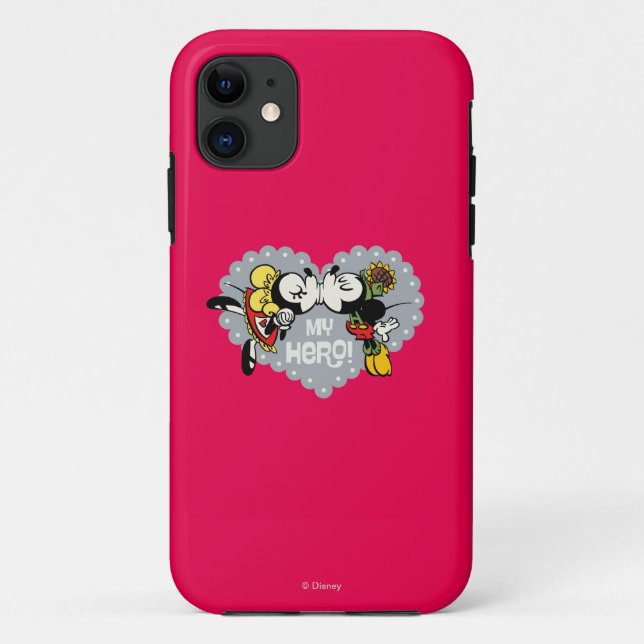 Coques Case-Mate iPhone Yodelberg Mickey | Minnie et Mickey Kiss (Dos)