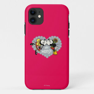 Coques Pour iPhone Yodelberg Mickey Minnie et Mickey s'embrassent