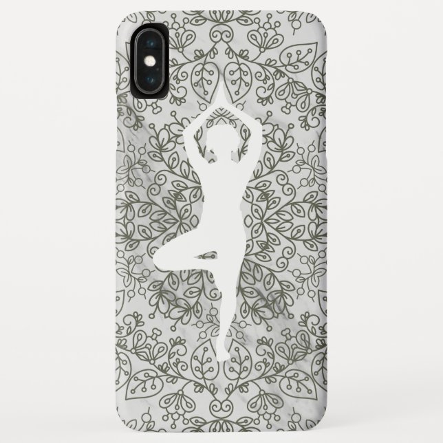 Coques Case-Mate iPhone Yoga Pose Mandala (Dos)