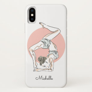 Case-Mate iPhone Case Yoga Woman porte-nom personnalisé
