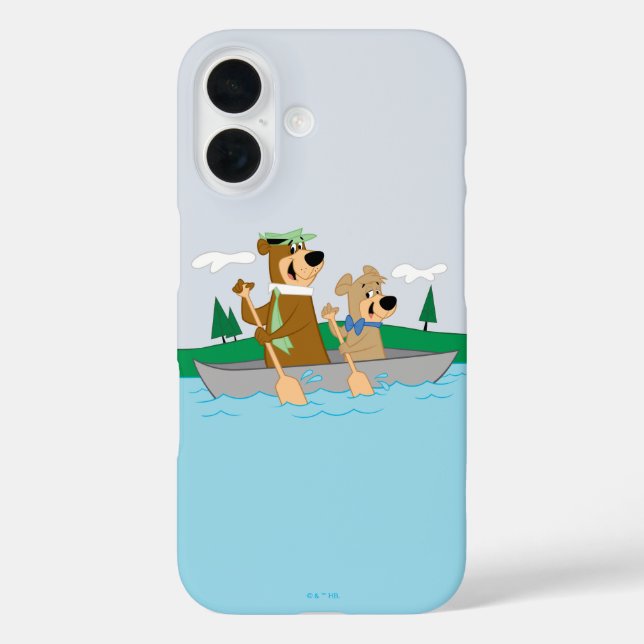 Coques Case-Mate iPhone Yogi Bear et Boo Boo Fun Canoe Adventure (Verso)