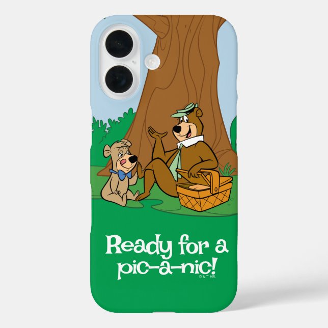 Coques Case-Mate iPhone Yogi Bear et Boo-Boo pique-nique Snack (Verso)