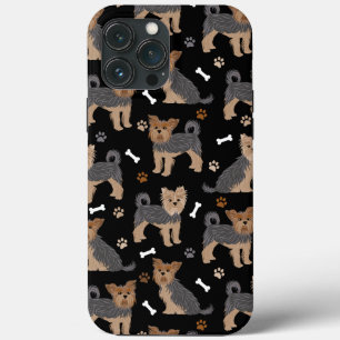 Case-Mate iPhone Case Yorkshire Terrier Paws et Bones Yorkie Chien