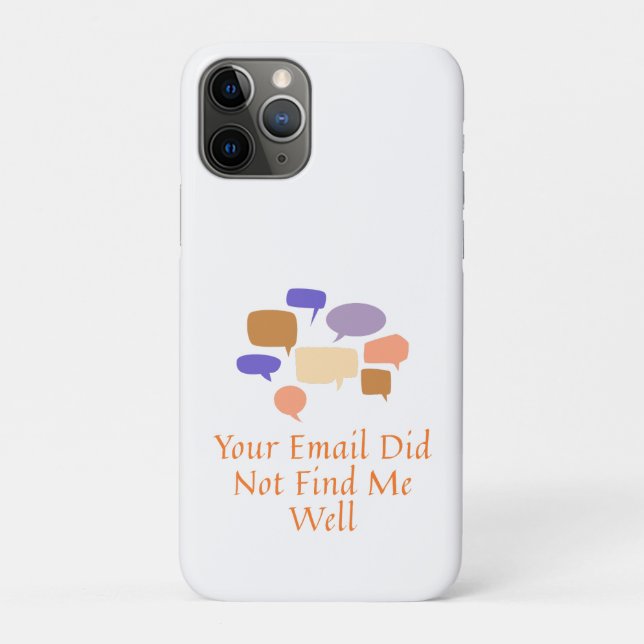 Coques Case-Mate iPhone Your Email Did Not Find Me Well (Dos)