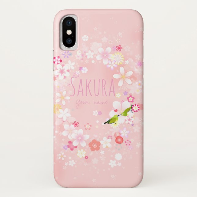Coques Case-Mate iPhone Yumekawaii cherry blossoms phone case (Dos)