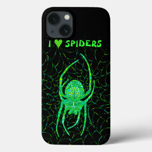 Case-Mate iPhone Case Z Neon Green Spider Éffrayant Arachnid Halloween F