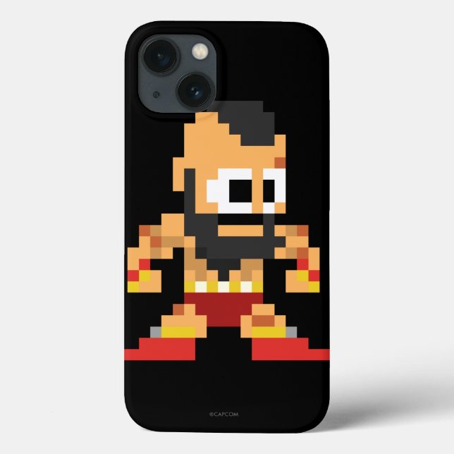 Coques Case-Mate iPhone Zangief 8 bits (Verso)