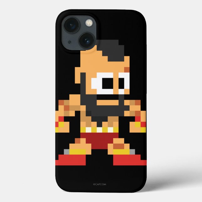 Coques Case-Mate iPhone Zangief 8 bits (Verso)