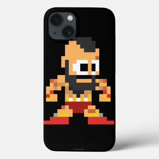 Coques Case-Mate iPhone Zangief 8 bits (Verso)