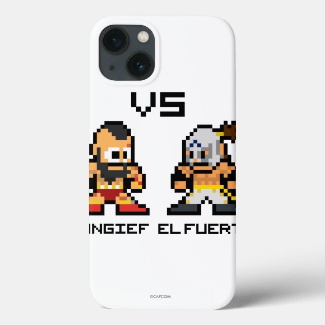 Coques Case-Mate iPhone Zangief 8 bits VS El Fuerte (Verso)