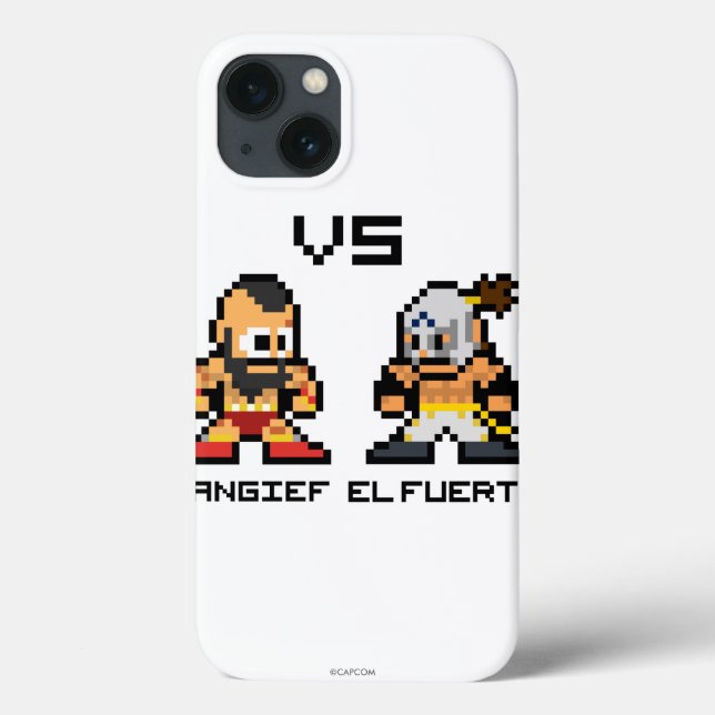 Coques Case-Mate iPhone Zangief 8 bits VS El Fuerte (Verso)