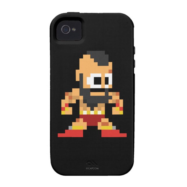 Coques Case-Mate iPhone Zangief à 8 bits (Dos)