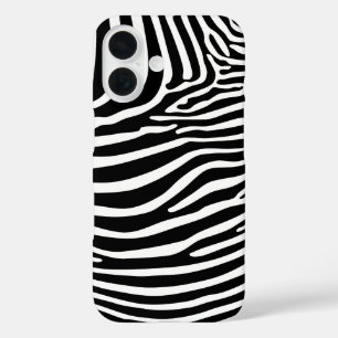Coque Pour iPhone 16 Zebra Animalprint