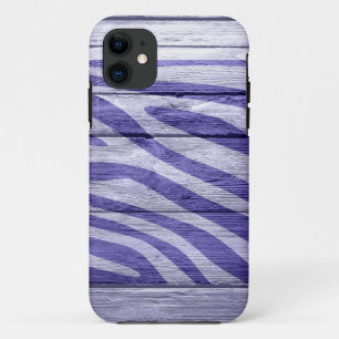 Coques Pour iPhone Zebra Imprimer sur le bois #18