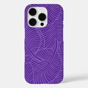 Coques iPhone 16 Pro Zebra Palm Hawaiian Tropical Purple