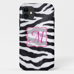 Case-Mate iPhone Case Zebra Stripe Poster de animal Monogramme IPHONE 5 