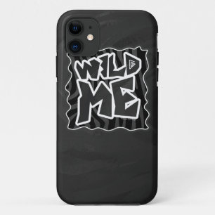 Etui iPhone Case-Mate Zebra Wild me Noir et gris