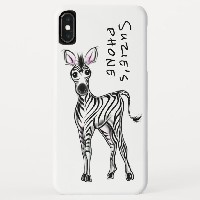 Coques Case-Mate iPhone Zèbre (Dos)