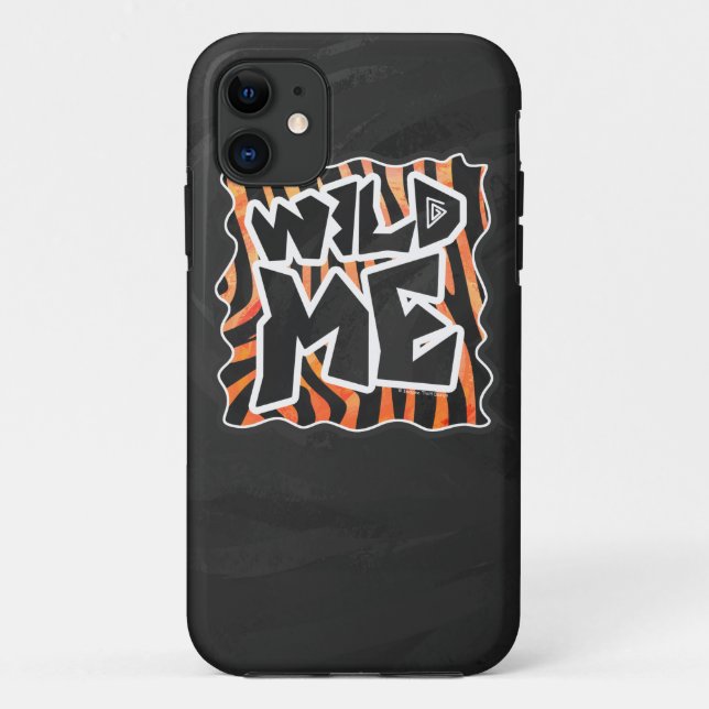 Coques Case-Mate iPhone Zèbre de Black et Orange Wild Me (Dos)