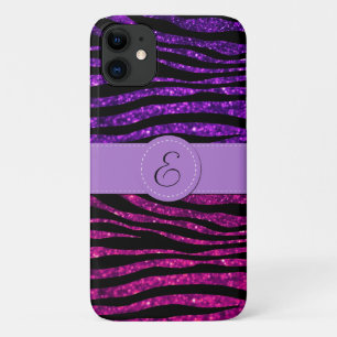 Coque Case-Mate Pour iPhone Zèbre rose, Zèbre vert, Zèbre Parties scintillant,