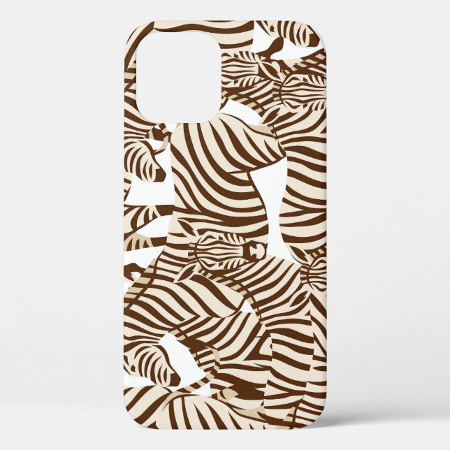 Coques Case-Mate iPhone Zèbres, savane sauvage, motif sans soudure (Verso)