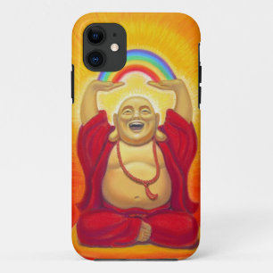 Coque iPhone 11 Zen chanceux riant le cas de l'iPhone 5 de Bouddha