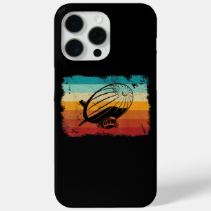Coque iPhone 15 Pro Max Zeppelin Vintage rétro Dirigible Aéronef Zepplin L
