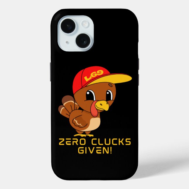 Coques Case-Mate iPhone ZERO CLUCKS DONNÉ drôle d'action de grâce (Verso)