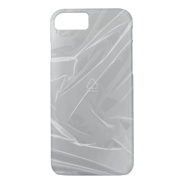 Coques Case-Mate iPhone Zéro déchets (argent de l'océan) (Dos)
